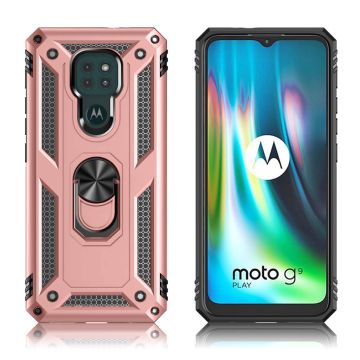 Bofink Combat Motorola Moto G9 Play skal - Rosa