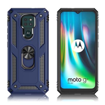 Bofink Combat Motorola Moto G9 Play skal - Blå