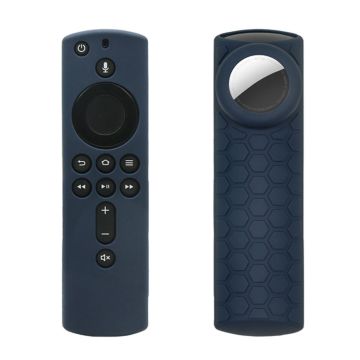 2-i-1 unik fjärrkontroll silikonskydd Amazon Fire TV Stick 4K - Midnattsblå