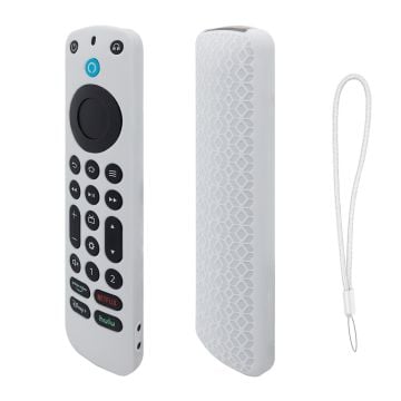 Amazon Alexa Voice Remote Pro silikonöverdrag - Vit