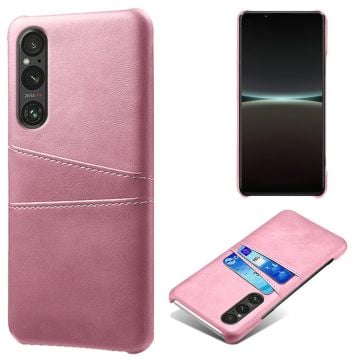 Sony Xperia 1 V skal med korthållare - Rosa