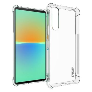 ENKAY genomskinligt droppsäkert fodral för Sony Xperia 10 V