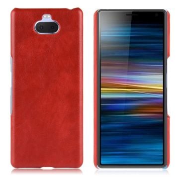 Sony Xperia 10 litchi coated case - Red