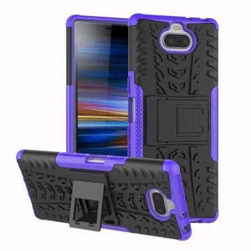 Sony Xperia 10 anti-slip hybrid case - Purple