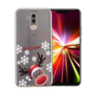 Huawei Mate 20 Lite christmas pattern case - Reindeer and Merry Christmas