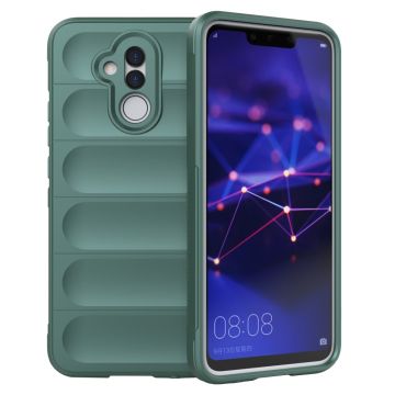 Mjukt greppformat Huawei Mate 20 Lite skal - Grön