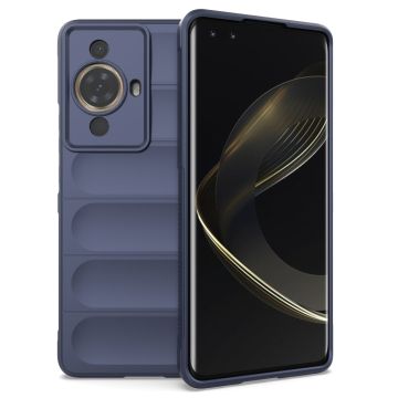 Mjukt greppformat Huawei Nova 11 Pro / Huawei Nova 11 Ultra skal - Blå