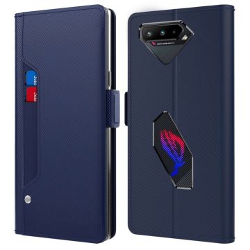 Snyggt Asus ROG Phone 5 fodral med sminkspegel - Blå