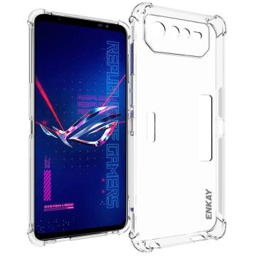 ENKAY genomskinligt droppsäkert fodral för ASUS ROG Phone 6 Pro