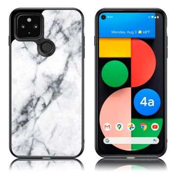 Fantasy Marmor Google Pixel 4a 5G skal - Vit Marmor