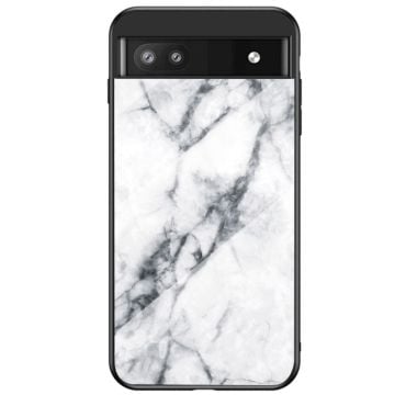 Fantasy Marmor Google Pixel 6a skal - Vit Marmor