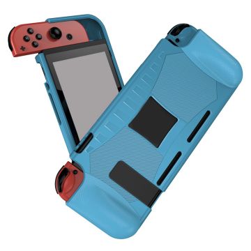 TPU-skydd för Nintendo Switch i kolfiber - Blå