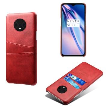 OnePlus 7T skal med korthållare - Röd