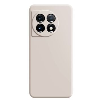 Avfasat gummerat anti-droppskydd för OnePlus 11 - Beige