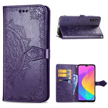 Mandala läder Xiaomi Mi CC9e / Xiaomi Mi A3 fodral - Lila