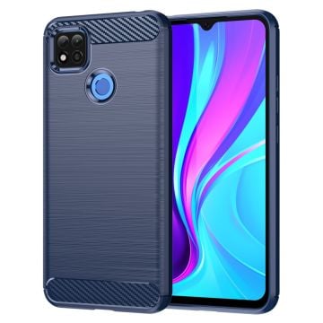 Carbon Flex Xiaomi Poco C3 / Xiaomi Poco C31 / Xiaomi Redmi 9C / Xiaomi Redmi 9 Activ skal - Blå