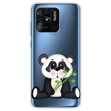 Deco Xiaomi Redmi 10C skal - Panda Med Bambu