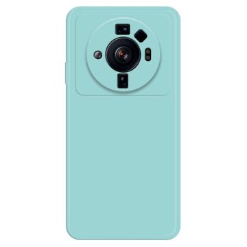 Avfasat gummerat anti-droppskydd för Xiaomi 12S Ultra - Cyan