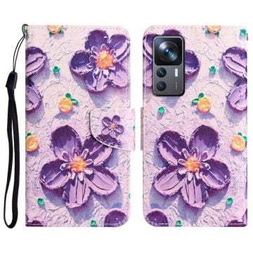 Wonderland Xiaomi 12T / Xiaomi 12T Pro / Xiaomi Redmi K50 Ultra fodral -Lila