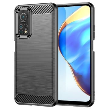 Carbon Flex Xiaomi Redmi K30S / Xiaomi Mi 10T 5G / Xiaomi Mi 10T Pro 5G skal - Svart