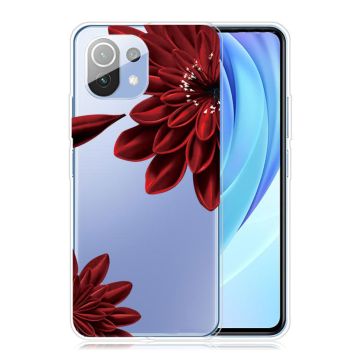 Deco Xiaomi Mi 11 skal - Röd Blomma