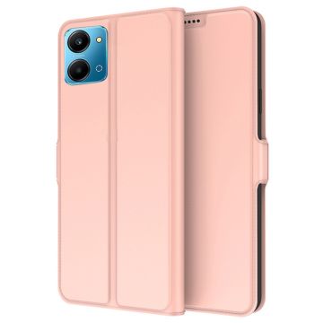 Smidigt och tunt PU-läder Honor Play7T fodral - Rosa