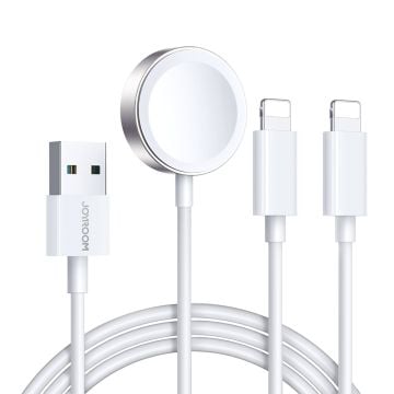 JOYROOM 1,2 mm USB-A 30 W trådlös laddningskabel med snabbladdning för Apple Watch / iPhone / iPad