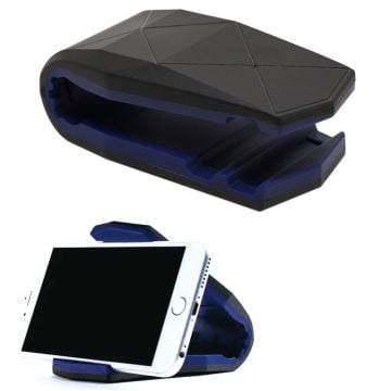 Universal car mount phone holder clip - Black / Blue