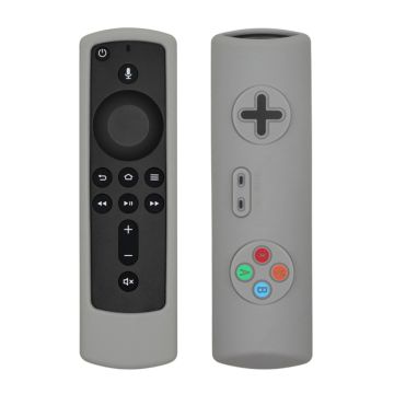 Silicone cover for Amazon Fire TV Stick 4K remote controller - Grey