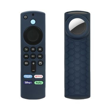 2-in-1 Amazon Fire TV Stick 4K (3rd) / AirTag silicone cover - Navy Blue