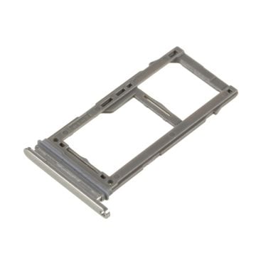 Samsung Galaxy S10 Plus OEM Sim / MicroSD card  tray holder - Silver