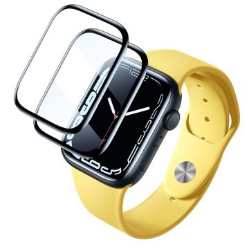 2Pcs BASEUS Apple Watch Series 8 (41mm) HD  clear screen protector - Black