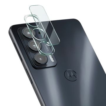 IMAK Motorola Edge 20 kameralinsfilm av härdat glas + linsskydd