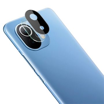 IMAK Xiaomi Mi 11 kameralinsskydd av härdat glas + linsskydd - Svart