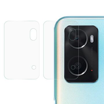 Oppo A76 / A36 2,5D kameralinsskydd av härdat glas