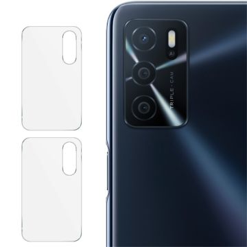 2 st IMAK Oppo A54s / A16s / A16 kameralinsskydd av härdat glas