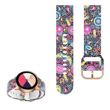 22mm Universal cool pattern silicone watch strap - Jellyfish