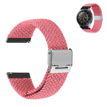 22 mm universellt elastiskt klockarmband i nylon - Rosa