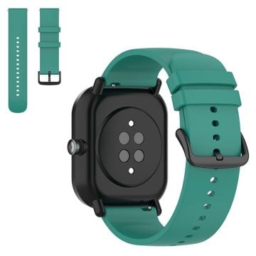 20mm Universal silicone replacement watch strap - Dark Green