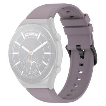 22mm Universal simple silicone watch strap - Purple