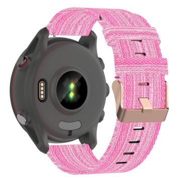 20 mm universellt klockarmband i nylon - Rosa