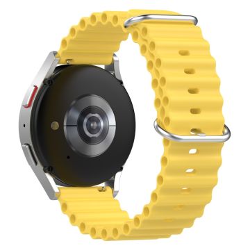 22mm Universal silicone watch strap - Yellow