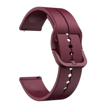 22mm Universal cool silicone strap - Wine Red