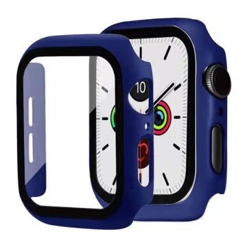 Apple Watch (41mm) simple frame + tempered glass screen protector - Dark Blue