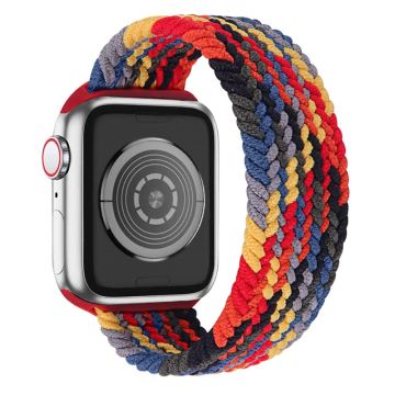 Apple Watch (41 mm) elastiskt klockarmband - Färgstark Svart / Storlek: L