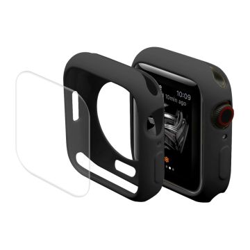 ENKAY Apple Watch (41mm) TPU cover with screen protector - Black