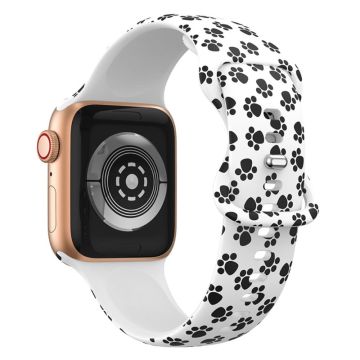 Apple Watch (41mm) klockarmband i silikon i designstil - Katt Tass