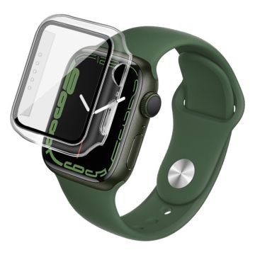 IMAK Apple Watch (41mm) cover with HD tempered glass - Transparent