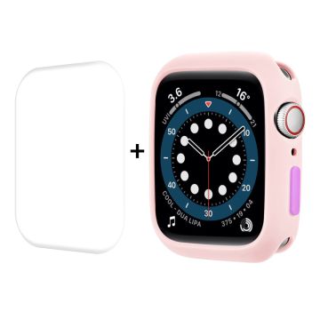 ENKAY Apple Watch (41mm) TPU cover + screen protector - Pink