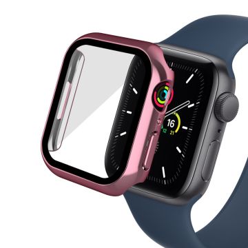 Apple Watch (41mm) electroplating cover with tempered glass - Pink